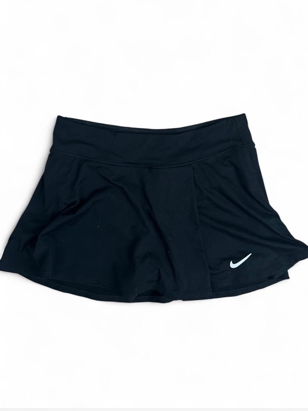 Nike Dri-fit Women’s Black Tennis Skort with White Swoosh small